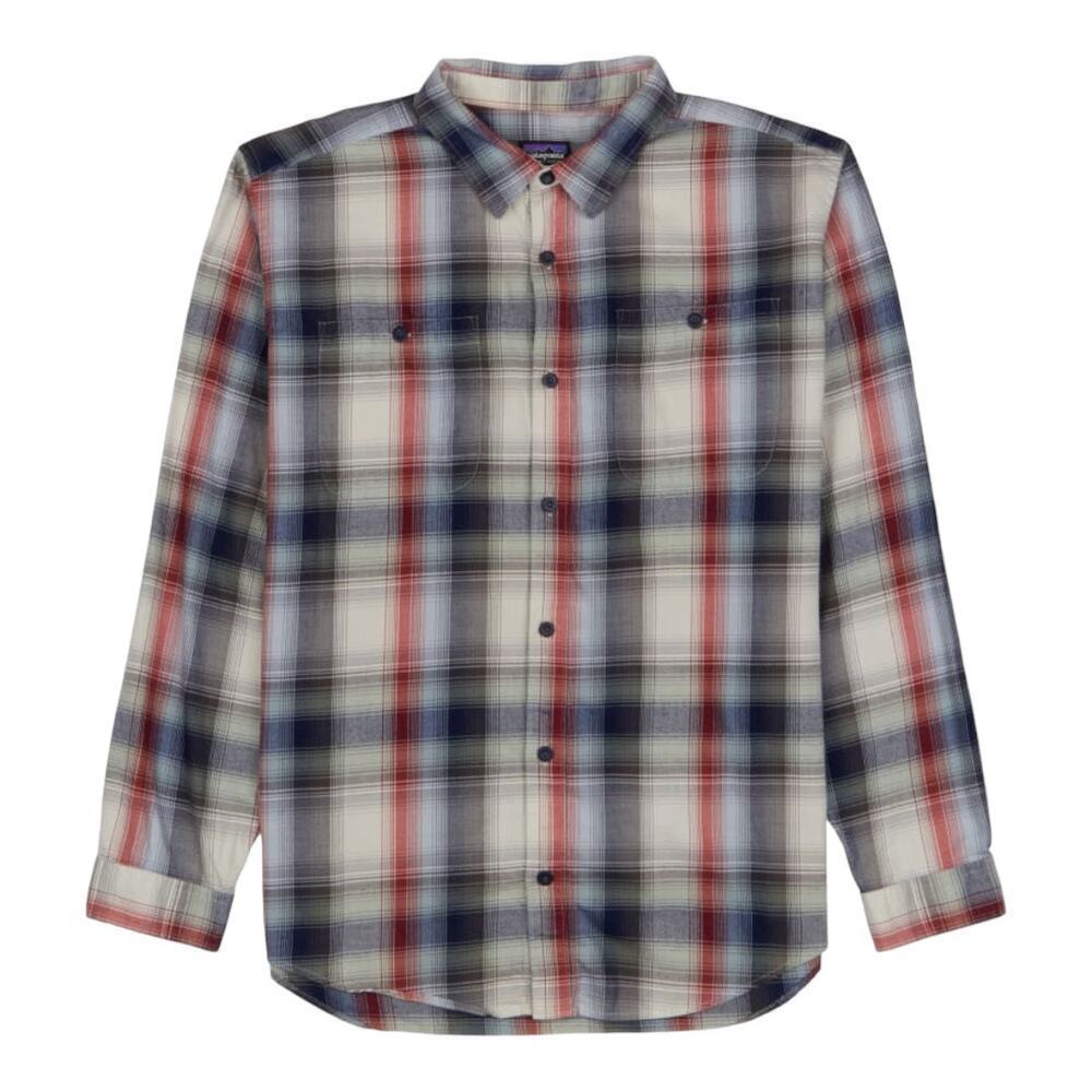 Patagonia Long Sleeved Plaid Pima Organic Cotton Shirt Sz L